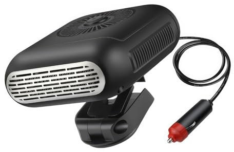 Riloer Portable Car Heater, 12V 120W Heater for Car, Car Defroster Fan Electric Heater Fast Heating & Cooling