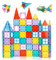 MIKIBLUE Magnetic Tiles Kids Toys, STEM Magnet Toys for Toddler, Preschool Magnetic Blocks Building Toys for 3+ Year Old Boys and Girls