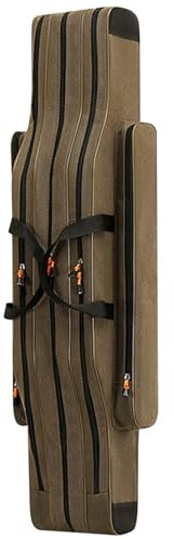 LearnLyrics Angelrutentasche, Rutentasche – wasserdichte Transporttasche für Angelausrüstung – Angelruten-Organizer – Angelausrüstungstasche aus, Transporttasche, 80 cm, Se référer au