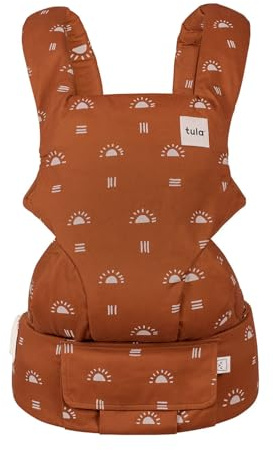 Tula Explore Babyskydd från födseln, 3-i-1 framåtvänd babyskydd, ergonomiskt, justerbart babyskydd (3,2-20,4 kg), Sedona