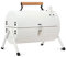 Parrilla de Barbacoa 2 en 1 de sobremesa, portátil de Hierro con Bandeja for Hornear, de carbón con Soporte, for Picnic al Aire Libre, jardín, terraza, Camping(White)