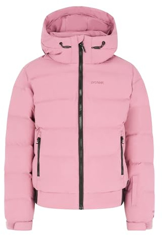 Protest Chaqueta de esquí y snowboard para niña PRTELINY JR, Rosado vintage, 176