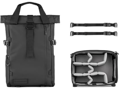 WANDRD PRVKE 31L V4: zaino per fotocamera e set fotografico, zaino da viaggio e fotografia resistente alle intemperie, il pacchetto include borsa da 31 l, cubo per fotocamera, cinghie in vita e