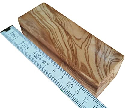 D.O.M. Rohholz Olivenholz Kanteln 40 x 40 x 120 mm