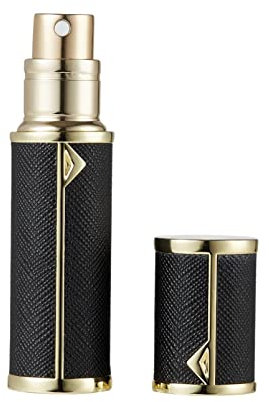 VVGAOGES Perfume Atomiser,Portable Refillable Empty Perfume Spray,Mini Perfume Bottles Empty for Travel 5 ml (JB-Black)