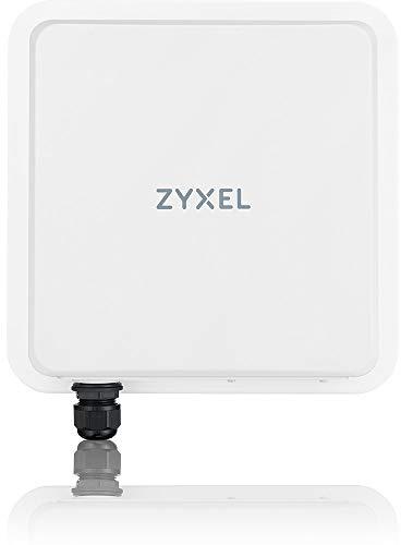 Zyxel 5G NR 5 Gbps Outdoor Router | 4.67 Gbps Data Rate | Nebula Cloud Management | 9 dBi Directional Antenna for Long Distances | Easy Installation | Suitable for Outdoor Use (IP68) | [Nebula FWA710]