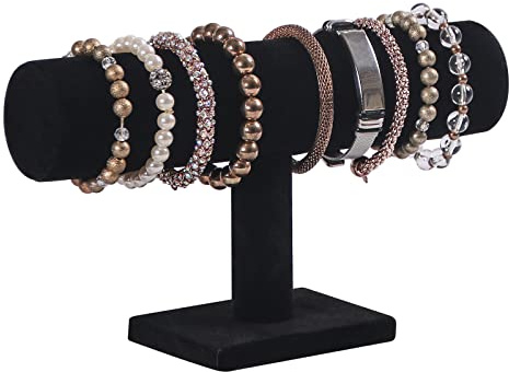 Coward Bracelet Holder Organizer for Show Jewelry Display Boutique Watch Stand for Selling Organization Storage (Detachable Back Velvet)