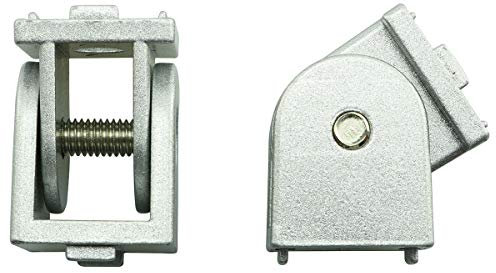 TAODAN 2pcs Zinc Alloy Flexible Pivot Joint Connector Fittings for 2020 Series Aluminum Extrusion Profile