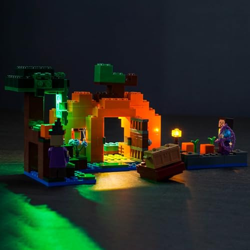 Led Light Kit for Lego Minecraft The Pumpkin Farm Set 21248, Led Lighting Set for Lego 21248 Minecraft Pumpkin Farm - Not Include Models, Just Light Kit