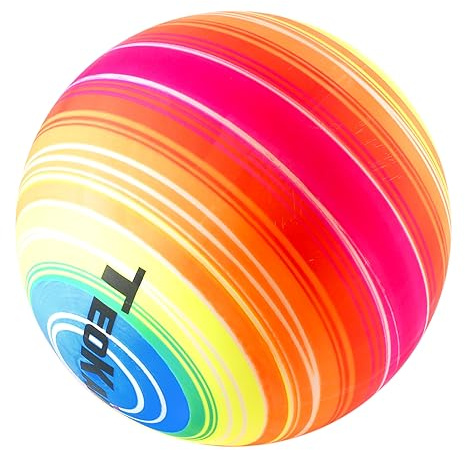 CUCUBA Rainbow Rainbow Rubber Water Volleyball Handball Water Polo Diameter 22 cm