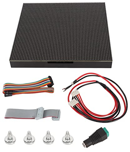 RGB Full Color Dot Array Panel 2 Mm Pitch Justerbar Ljusstyrka LED Dot Array Display 4096 LEDs Ombord 64x64 Full Color LED Dot Array Display