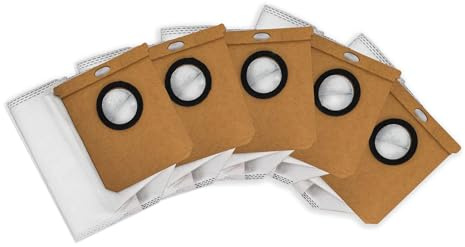 Cecotec Pack de 5 Bolsas para Base de Autovaciado Conga X50 / X70 / X100. Consumibles, Accesorios, Bolsas para Compatibles con Base de Robots Aspiradores Conga, Incluye 5 Unidades