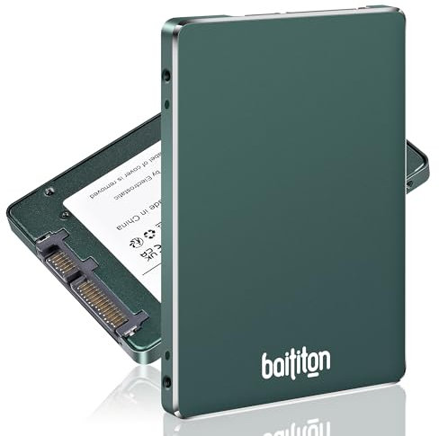BAITITON 120GB SSD 2,5 pollici SATA III Unità a Stato Solido Interna Lettura 520MB/S Scrittura 500MB/S