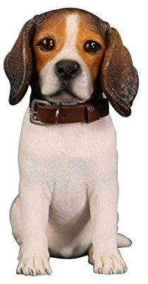 ZSMD 1/6 Resin Simulated Animal Model 30th Beagle Puppy with Replaceable Head Collection Garage Kit Statue for Fans