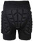 Protektorenhose Herren/Damen Sanft Atmungsaktiv 3D-Schutz für Hüfte und Steißbein Skaten Protektorenshorts (Schwarz, XL)