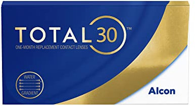 TOTAL30 lenti a contatto mensili, confezione da 3 lenti, BC 8.4 mm, DIA 14.2 mm, -01.50 diottria