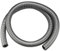 XYWHPGV Extensión de accesorio de manguera de aspiradora central de tubo flexible EVA de 40 mm 2 M gris(276b5 24cc0 55801 0365a a836a 288e3