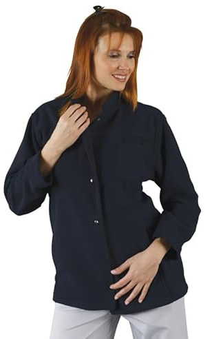 Blouse infirmière Polaire Veste Polaire Passe Couloir infirmière Aide Soignante Marine T02