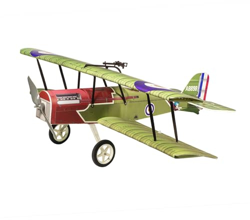 Goolsky RC flygplan, RC Aeroplane E33 SE5A 800 mm spännvidd PP-skum fjärrstyrt flygplan styva vinge dubbeldäckare rullleksak