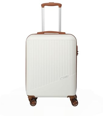 Travelite Handgepäck Trolley klein, Bali, 55x39x20 cm, 2,5 kg, Kratzfeste Hartschale, mit 4 Doppelrollen & Zahlenschloss – Koffer passend für Lufthansa, Ryanair, easyJet