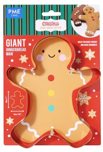 PME Giant Christmas Cookie Cutter - Gingerbread Man (18cm / 7inch)