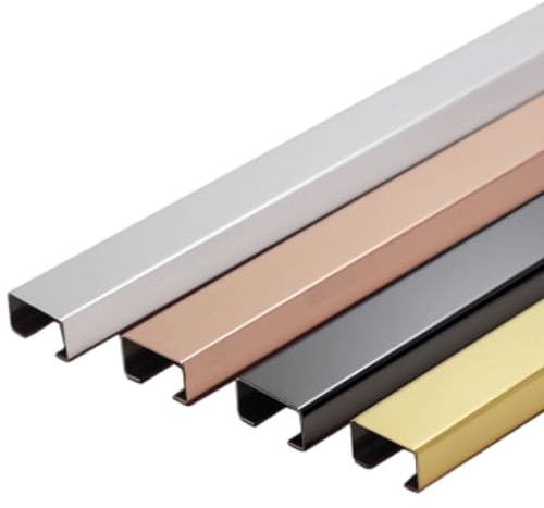 Unikicool Canalina passacavi,Canalizzazione per Cavi,Canalina Quadrata,Passacavi Canalina Parafili in Acciaio Inox,Autoadesivo,Flessibile,Anti Stress,per Officina,Magazzino e Garage