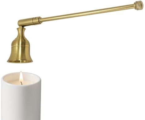 Pruojhw Éteignoir À Bougie | Éteignoirs en Métal À Manche Longue | pour Éteindre La Mèche en Feu - pour Table de Dîner, d'Église, Restaurant, Salon, Chambre, Salle de Spa, Chevet, Yoga