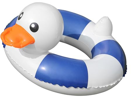 Ciambella Nuoto - Salvagente Gonfiabile, Forma Papera, Vita Stile | Giochi Piscina Spiaggia Galleggianti Acqua Pezzo Prodotto Professionale Accessorio Identificatore Pro