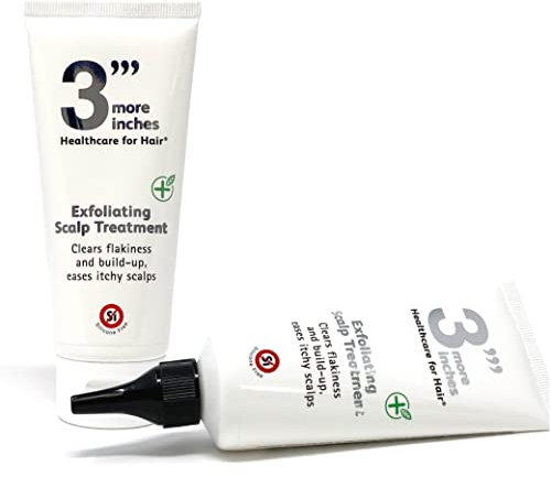 3'''More Inches Exfoliating Scalp Treatment 100ml - Trattamenti per il cuoio capelluto - Elimina desquamazione e accumuli - Balsami ad azione profonda e trattamenti - Senza silicone