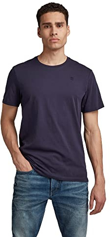 G-STAR Camiseta Base para Hombre, Azul (sartho blue D16411-336-6067), M