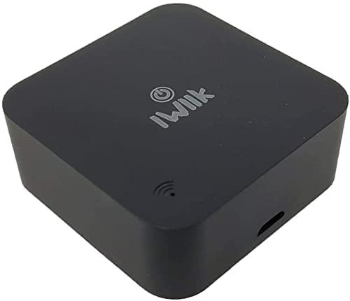 IWIIK - Telecomando Intelligente IR, con Controllo Remoto a Infrarossi, per Auto, Telecomando Wireless WiFi Universale, Compatibile con Alexa e Google Home per Cellulari Apple Android
