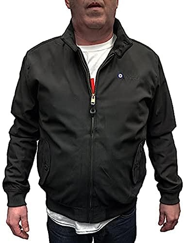 Lambretta Mens Harrington Giacche, Nero , S