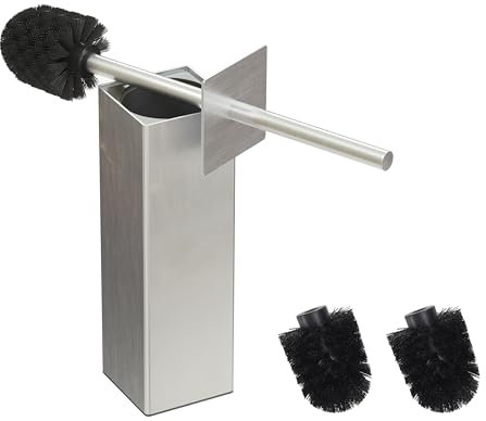 BGL Edelstahl Material Ständer Toilettenbürstenhalter für Bad und Hotel Bürste Nickel