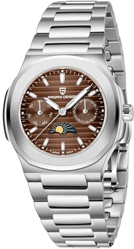 Pagani Design PD1786 Women Quartz Watches Multifunctional Chronograph Moon Phase Automatic Date Week Wristwatch
