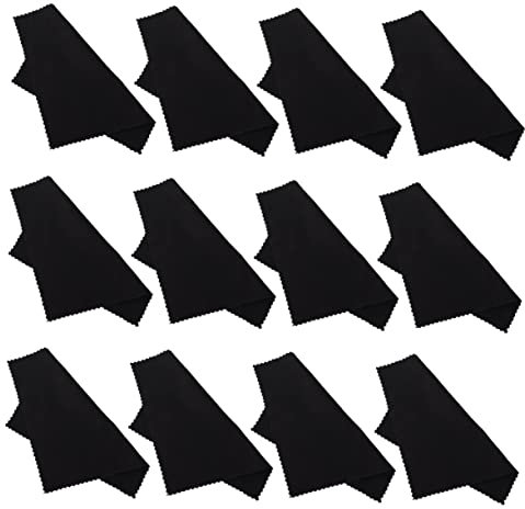 Healeved 100pièces Chiffon De Nettoyage Pour Lunettes Microfibre Lot Pour Verres Écrans De Téléphone Et Bijoux Réutilisable Et Rapide à Sécher