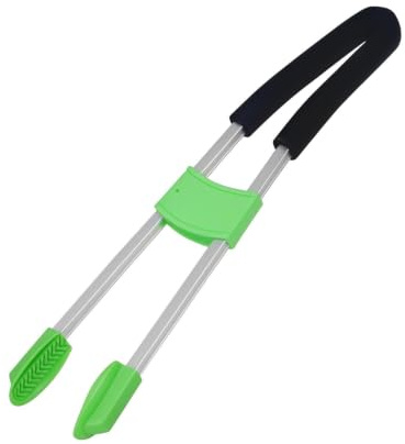 Pinza para Basura Mango Largo Ergonómico Metálico Antideslizante