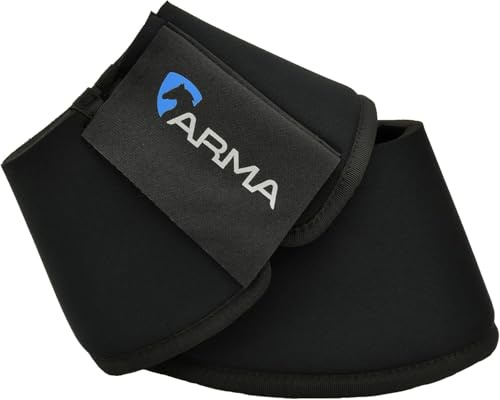 Shires Arma Neoprene Over Reach Boots - Black Full