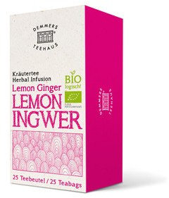 DEMMERS TEEHAUS BIO Quick-T Lemon Ingwer, 25 Teebeutel