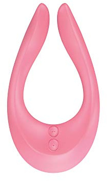 Satisfyer Partner Multifun 2, vibratore per donne, uomini e coppie, vibratore con 100 combinazioni di vibrazioni, tecnologia a batteria, impermeabile…