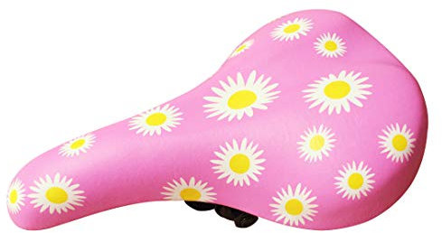 N3od3er Kinder-Fahrradsattel Little Rider Kindersitz für Jungen und Mädchen, 35,6 cm bis 61 cm, Rose