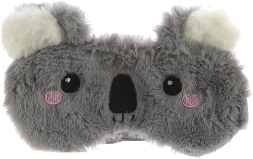 Puckator Masque d'aide au Sommeil idéal pour Les Voyages et Les Bandeaux pour Les Enfants (Koala), Gris