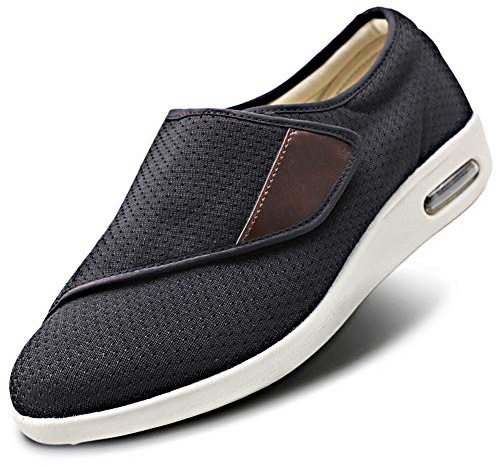 Secret Slippers Women's Extra Wide Diabetic Shoes with Arch Support, Adjustable Closure, and Extra Cushioning for Pain Relief