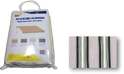 Linea Garden Friend Tissu de Rechange Complet pour Tente tombante C/Bras 245x300 rangée Verte