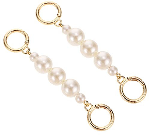 VALICLUD 2 Stück Schulterriemen Verlängerungsketten Für Handtaschen Damen Taschenkette Ersatz Riemen Zubehör Praktisch Und Leicht Für Umhängetaschen