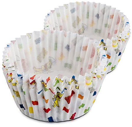 Zenker 46507 Caissettes Muffins en Papier - 50 Moules à Muffins et Cupcakes, 6 x 5 x 3 cm, Blanc