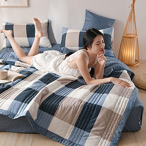 Couette Été Light et Fine, Confortable et Fraîche, Imprimée, Lavable en Machine, 200X230cm