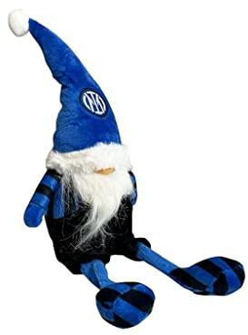 Inter | Gnomo Natale Arredo | 41 Cm | Nero/Azzurro| Prodotto Ufficiale