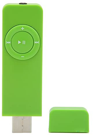 Mini Reproductor de MP3, Reproductor de Música con Sonido sin Pérdidas, Admite Expansión de Tarjeta de Memoria de hasta 64 GB, para Walkman, Estudiantes, Correr, Viajar (Verde)
