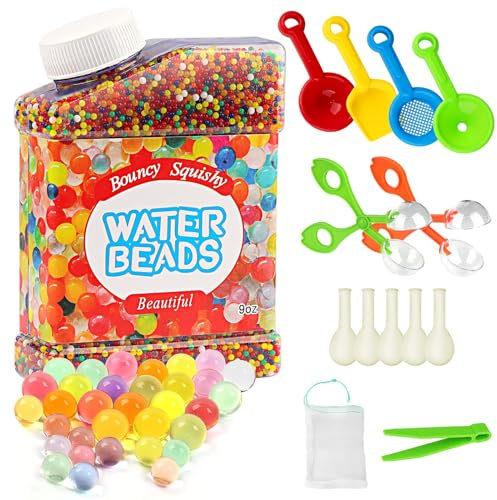 VOVANE Wasserperlen 50.000 Stk Buntes Polymer Gel Perlen Ideal für Pflanzen und Vasenfüller, Dekorieren Hause Partei Veranstaltung