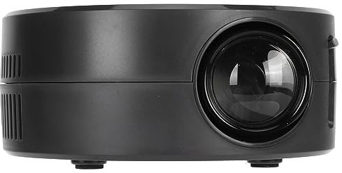 Mini Proiettore, Videoproiettore per Telefono Supportato 1080P Full HD, Proiettore Cinematografico Portatile per Home Theater da Esterno, Compatibile con AUX, USB, Protezione per